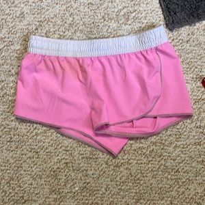 Brand new pink athletic shorts